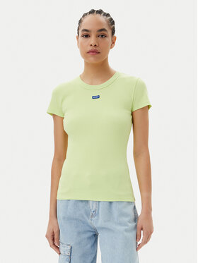 HUGO HUGO T-Shirt Easy 50523924 Zelená Slim Fit