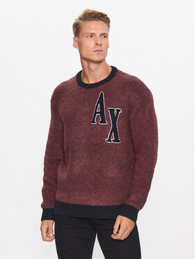Armani Exchange Armani Exchange Sveter 6RZM2B ZM3GZ 14AU Bordová Regular Fit