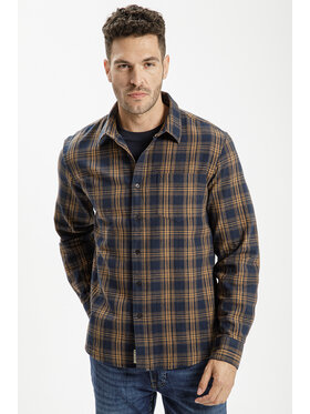 Cross Jeans Cross Jeans Koszula 35573-255 Pomarańczowy Regular Fit
