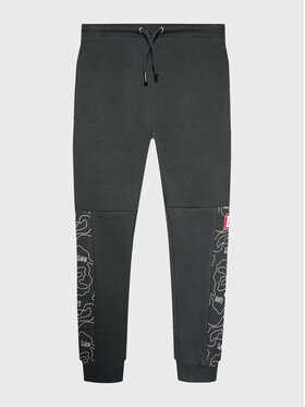 Lee Lee Spodnie dresowe LEE0057 Szary Regular Fit