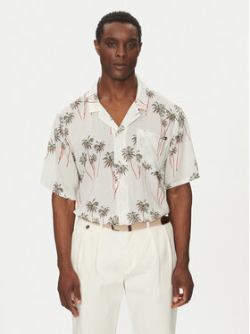 Tommy Hilfiger Tommy Hilfiger Camicia Bowling Shirt Print UM0UM03227 Beige Regular Fit