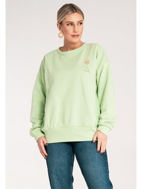 FIGL FIGL Bluza M1152 Zielony Regular Fit