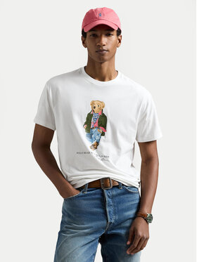 Polo Ralph Lauren Polo Ralph Lauren Tričko 710854497041 Biela Regular Fit