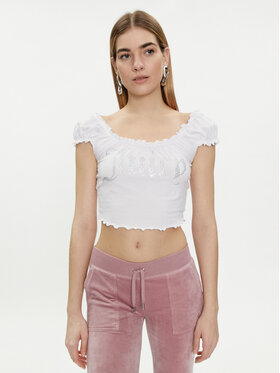 Juicy Couture Juicy Couture Särkpluus Brodie JCWCT23309 Valge Regular Fit