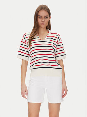 Tommy Hilfiger Tommy Hilfiger Maglione Mini Stp Co Open Polo Ss Swt WW0WW45400 Multicolore Regular Fit
