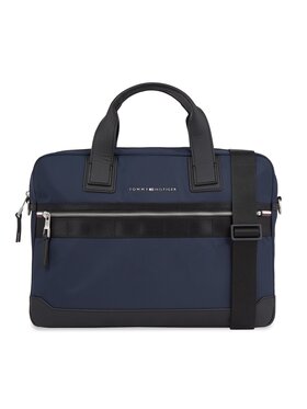 Tommy Hilfiger Tommy Hilfiger Taška na laptop Th Elevated Nylon Computer Bag AM0AM11574 Tmavomodrá