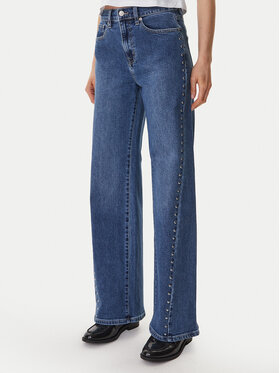 DKNY DKNY Džínsy DJ6M4228 Modrá Wide Leg