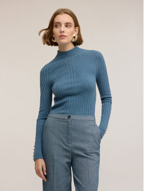 Motivi Motivi Maglione M552W003655N004 Turchese Slim Fit