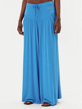 Liu Jo Beachwear Liu Jo Beachwear Szövet nadrág VA5039 JS360 Kék Relaxed Fit