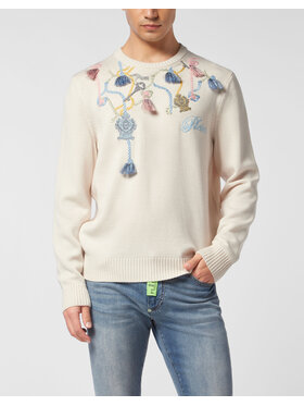 PHILIPP PLEIN PHILIPP PLEIN Maglione 26973 Bianco Regular Fit
