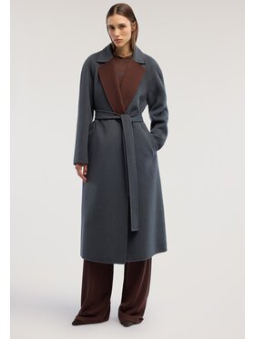 Trussardi Trussardi Płaszcz zimowy 0008A000451N027 Szary Regular Fit