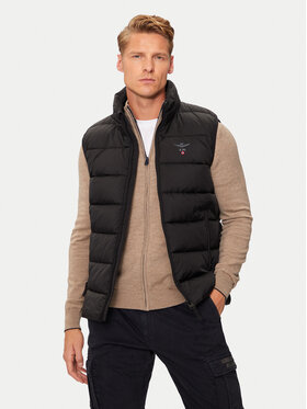 Aeronautica Militare Aeronautica Militare Sportisks veste 242AB2185CT3375 Melns Regular Fit
