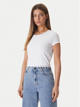 Guess Guess Tričko W6GP11 K2933 Biela Regular Fit