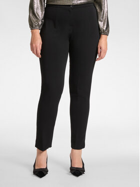Elena Mirò Elena Mirò Spodnie materiałowe P180P000393N033 Czarny Regular Fit