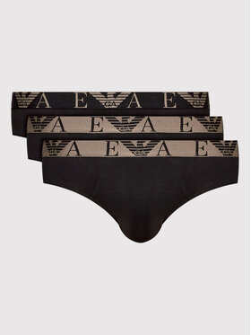 Emporio Armani Underwear Emporio Armani Underwear Set 3 perechi de slipuri 111734 2F715 21320 Negru