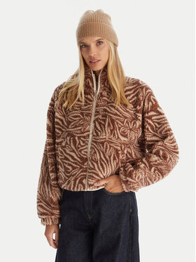 Roxy Roxy Polár kabát Blury Cloud 236ERJPF03 Barna Regular Fit