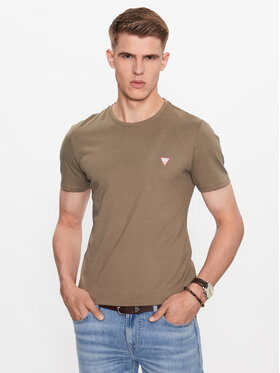 Guess Guess Тишърт M2YI36 I3Z14 Зелен Slim Fit