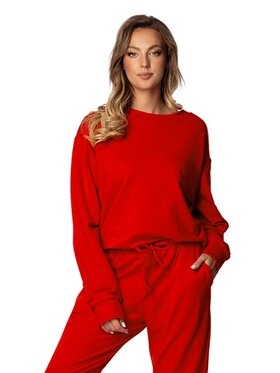 DKaren Sport DKaren Sport Bluza DK-K-B7 Czerwony Regular Fit