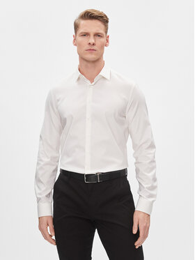Calvin Klein Calvin Klein Košulja K10K112301 Bijela Slim Fit