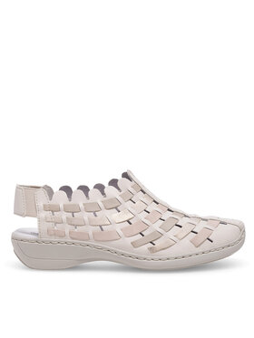Rieker Rieker Sandály 413V8-60 Écru