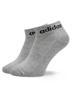 Adidas Unisex Niske čarape Linear Ankle Socks Cushioned Socks 3 Pairs IC1304 Siva