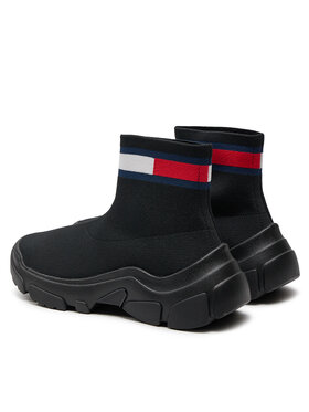 Tommy Jeans Superge Tjw Sock Boot EN0EN02446 Črna