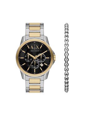 Armani Exchange Armani Exchange Zegarek Banks AX7148SET Srebrny