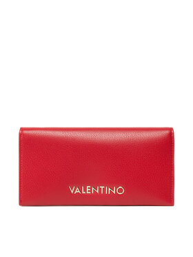 Valentino Valentino Голям дамски портфейл Whisky VPS688216 Червен