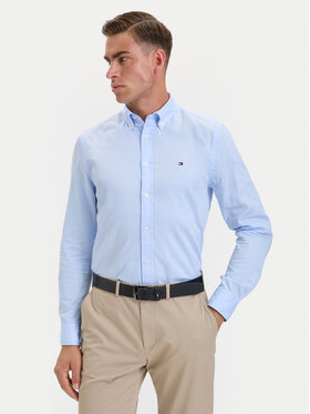 Tommy Hilfiger Tommy Hilfiger Srajca Flex Dobby MW0MW44570 Svetlo modra Slim Fit