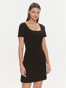 Guess Guess Повсякденна сукня W4RK15 KBJP2 Чорний Regular Fit