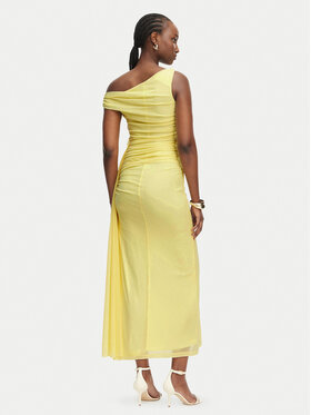 Bardot Bardot Официална рокля Layana 60513DB Жълт Slim Fit