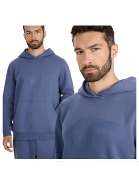4F 4F Mikina 4FWMM00TSWSM1766-32S Modrá Regular Fit
