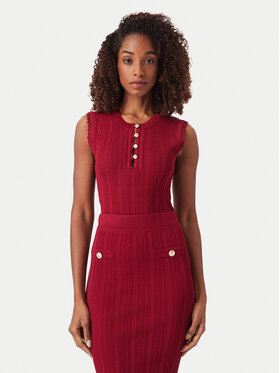 Guess Guess Блузка W6YR24 Z0970 Бордовий Slim Fit