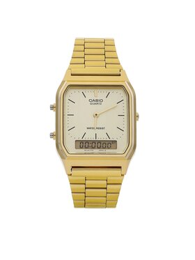 Casio Casio Zegarek Vintage AQ-230GA-9DMQYES Złoty