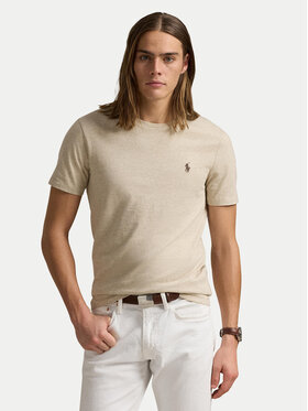 Polo Ralph Lauren Polo Ralph Lauren T-shirt 710671438203 Bež Slim Fit