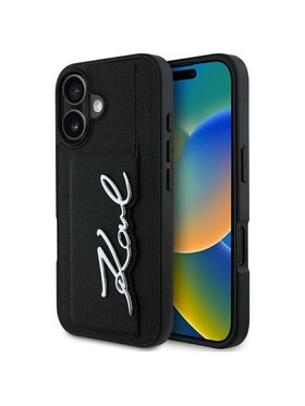 KARL LAGERFELD KARL LAGERFELD Etui na telefon Apple iPhone 16 Czarny