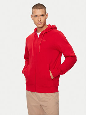 4F 4F Bluză 4FWSS24TSWSM0951 Vișiniu Regular Fit