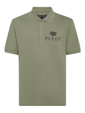 PHILIPP PLEIN PHILIPP PLEIN Polokošile 9553 Zelená Slim Fit