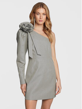 Custommade Custommade Коктейлна рокля Janis 999478499 Сив Slim Fit
