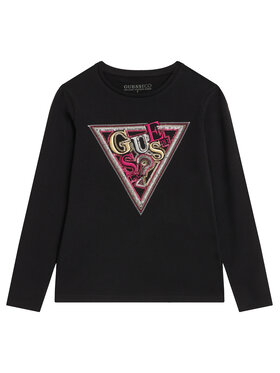 Guess Guess Majica J5BI13 J1314 Crna Regular Fit