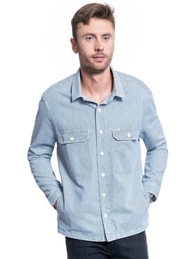 Lee Lee Koszula WORKWEAR OVERSHIRT Niebieski Regular Fit