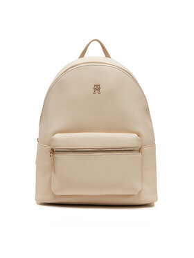 Tommy Hilfiger Tommy Hilfiger Plecak Th Logotape Backpack AW0AW17163 Écru