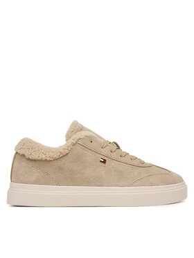 Tommy Hilfiger Tommy Hilfiger Tenisice Th Chic Cupsole Wl FW0FW09597 Svijetlo bež