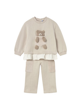 Mayoral Mayoral Tepláková súprava 2843 Béžová Regular Fit