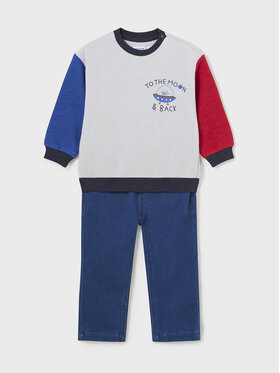 Mayoral Mayoral Set Sweatshirt und Stoffhose 2.542 Blau Regular Fit