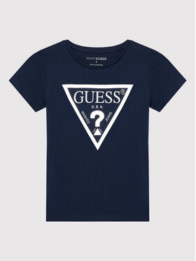 Guess Guess T-shirt J73I56 K8HM0 Bleu marine Regular Fit