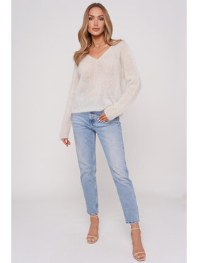 lemoniade lemoniade Sweter LS521Z Cream Beżowy Oversize