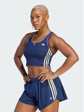 adidas adidas Koszulka techniczna 168806 Granatowy Fitted Fit