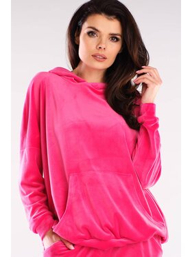 Awama Awama Bluza A420 Różowy Basic Fit