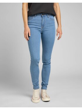Lee Lee Jeansy Scarlett High Clean Light Niebieski Skinny Fit